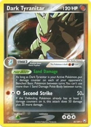 Dark Tyranitar (EX Team Rocket Returns) 020/109  - Holofoil Deck Exclusives - Holo Rare
