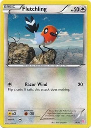 Fletchling (#19) (#19) 019  XY Trainer Kit Sylveon & Noivern - Common