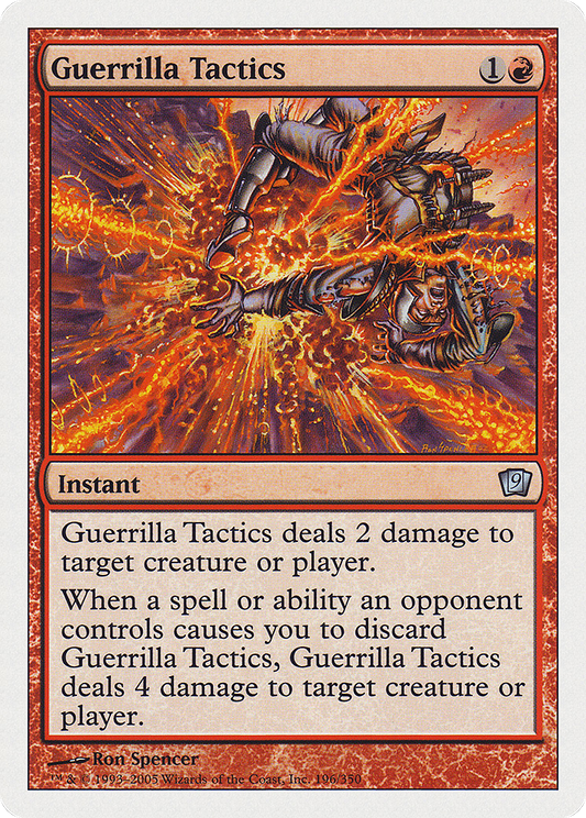 Guerrilla Tactics (9ED-196) - 9th Edition Foil