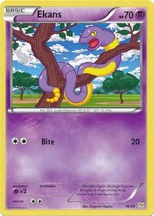 Ekans 016  XY Trainer Kit Sylveon & Noivern - Common