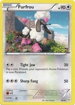 Furfrou (#20 (#20 - Noivern) 020  XY Trainer Kit Sylveon & Noivern - Common
