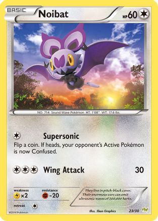 Noibat (#23) 012  XY Trainer Kit Sylveon & Noivern - Common