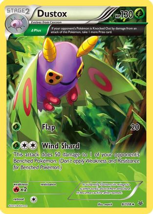 Dustox (8 Delta) (8 Delta) 008/108  XY  Roaring Skies - Rare