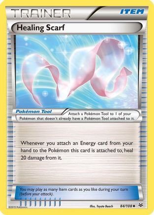 Healing Scarf 084/108  - Reverse Holofoil XY  Roaring Skies - Uncommon