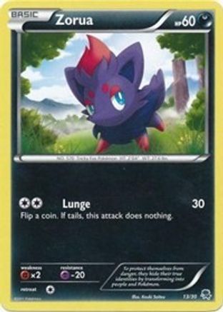 Zorua (#23) (#23) 023  BW Trainer Kit Excadrill & Zoroark - Common