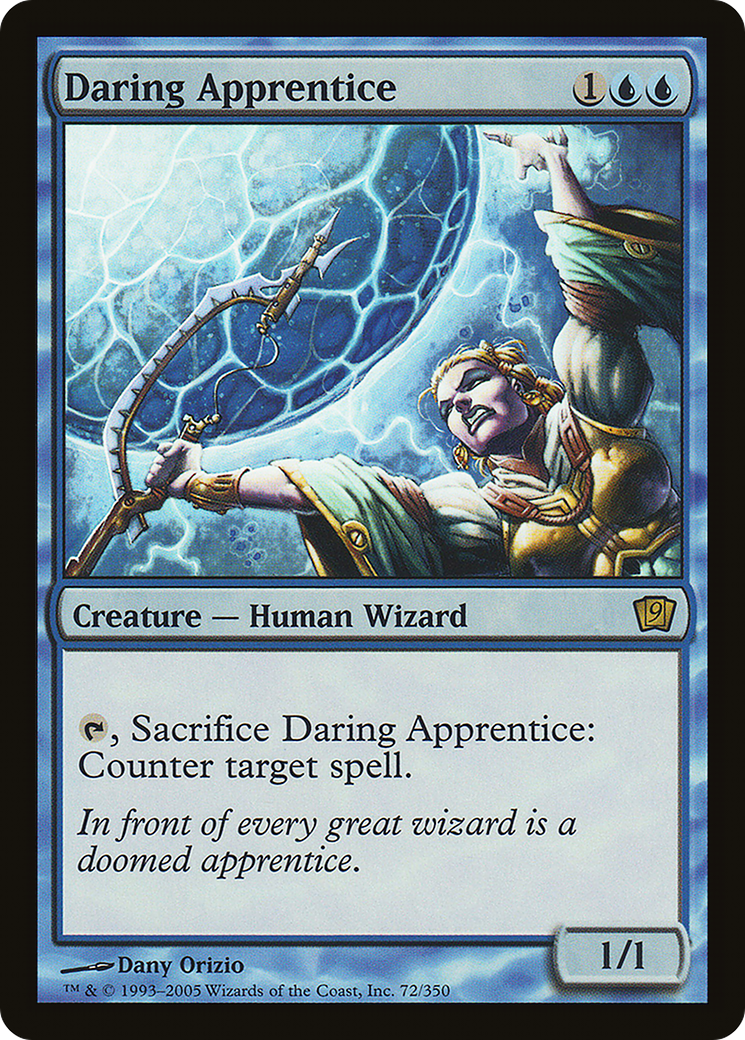 Daring Apprentice (9ED-72★) - 9th Edition Foil