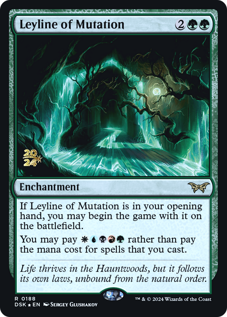 Leyline of Mutation (PRE-188) - Duskmourn: House of Horror Promos Foil