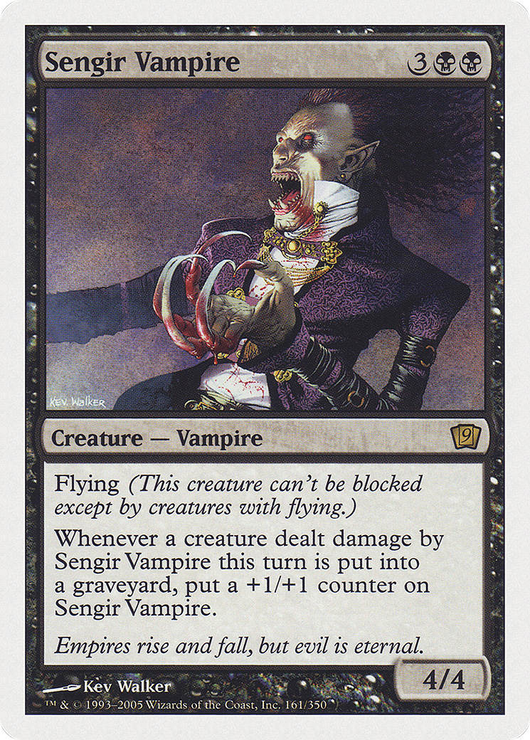 Sengir Vampire (9ED-161★) - 9th Edition Foil