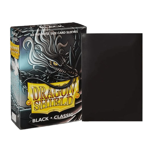 Dragon Shield 60 Japanese Classic Sleeves - Black 'Tao Dong'