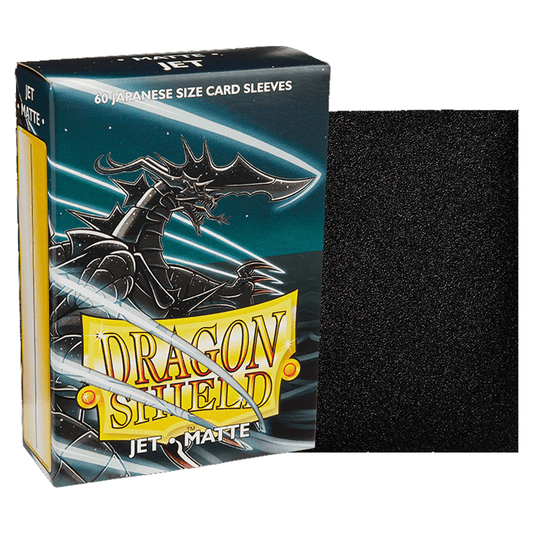 Dragon Shield 60 Japanese Matte Sleeves - Jet 'Extanium'