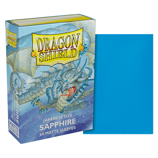 Dragon Shield 60 Japanese Matte Sleeves - Sapphire 'Turikos'