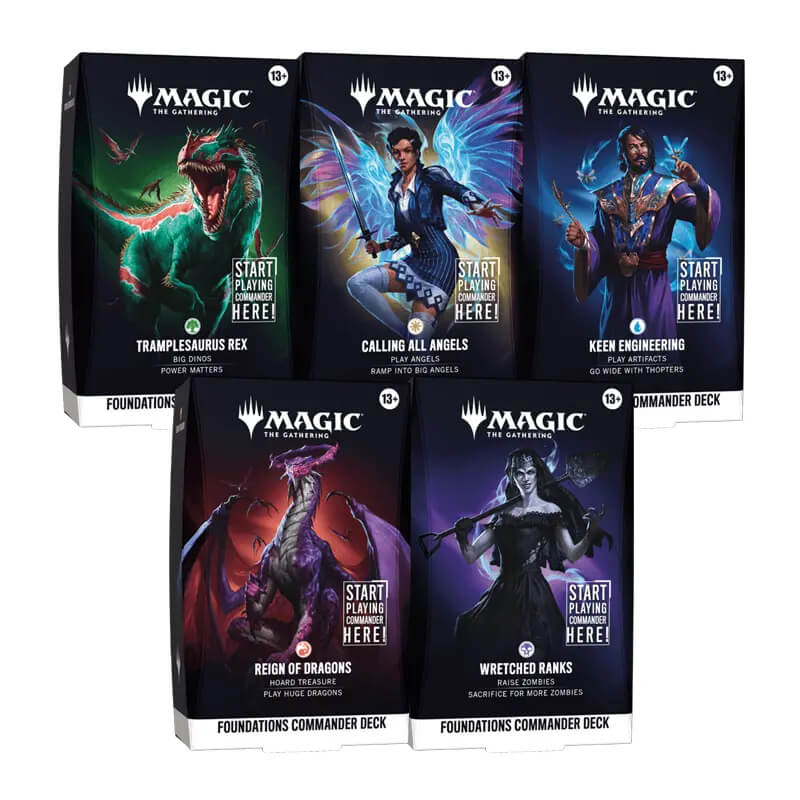 [SHIPS ON 25/09] FOUNDATIONS - Commander Decks CARTON