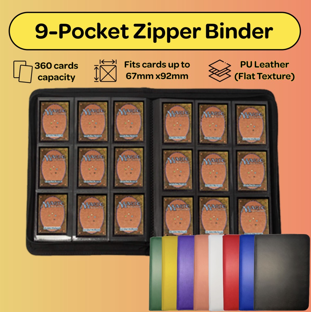 [9-Pocket] Zipper Binder