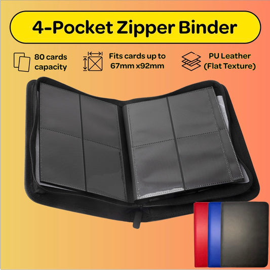[4-Pocket] Zipper Binder