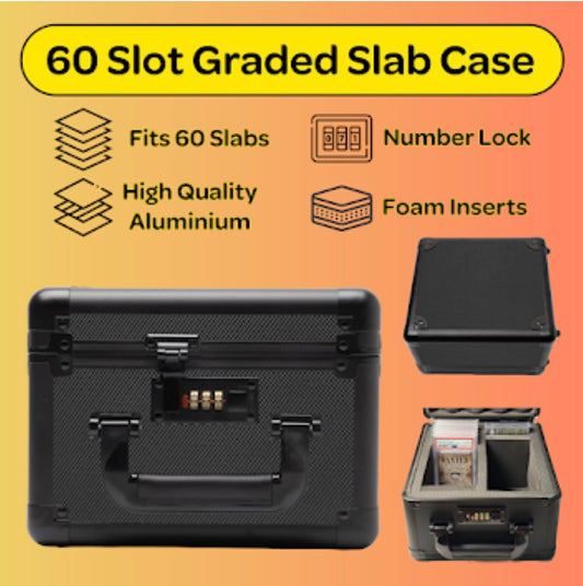 60 Slot Graded Slab Case