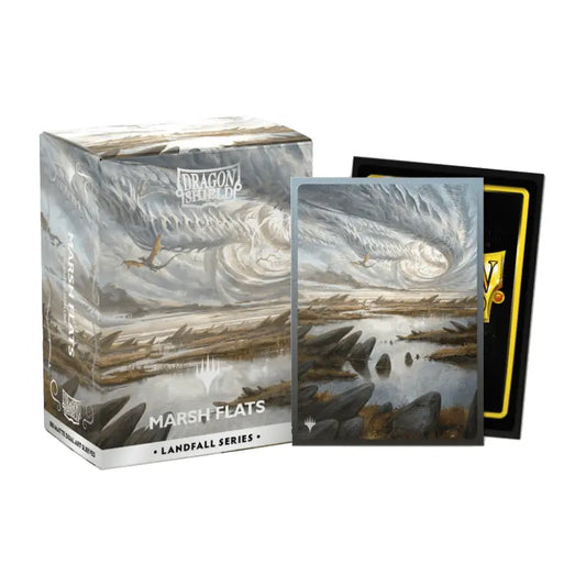 DS 100 Dual Matte Art Sleeves - MTG Landfall Series - Marsh Flats