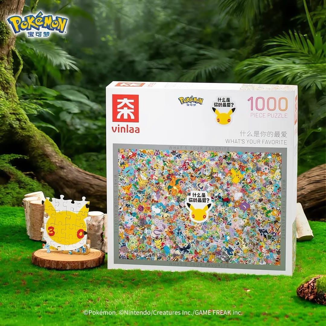 30th Anniversary Pokemon 1000 Puzzle Piece
