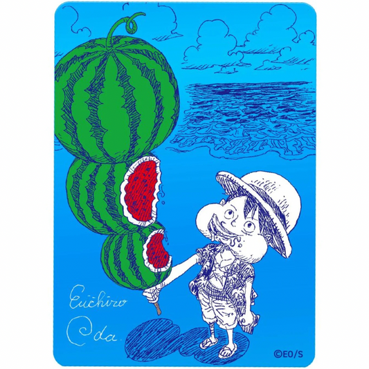 Luffy NatsuComi 2026 Metakira Card (Eiichiro Oda Summer Comics Fair Promo)