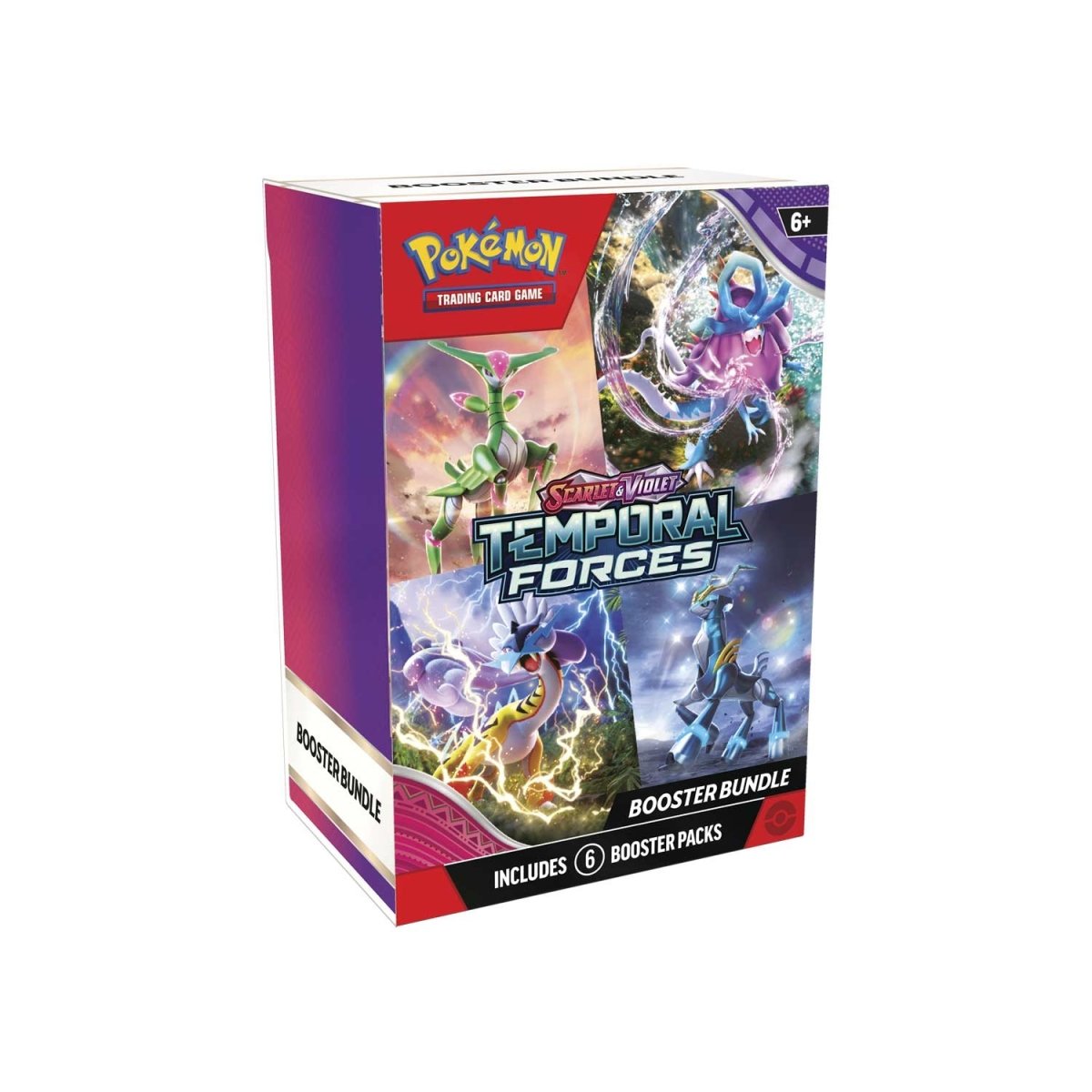 [PRE ORDER 1-2 Working Days] Pokémon TCG: Scarlet & Violet-Temporal Forces Booster Bundle