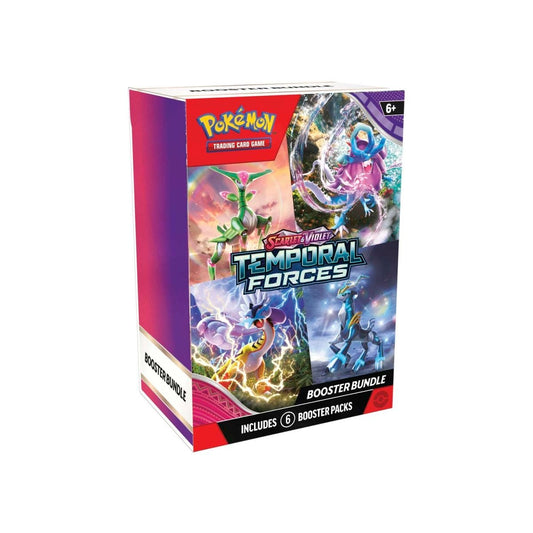 [PRE ORDER 1-2 Working Days] Pokémon TCG: Scarlet & Violet-Temporal Forces Booster Bundle