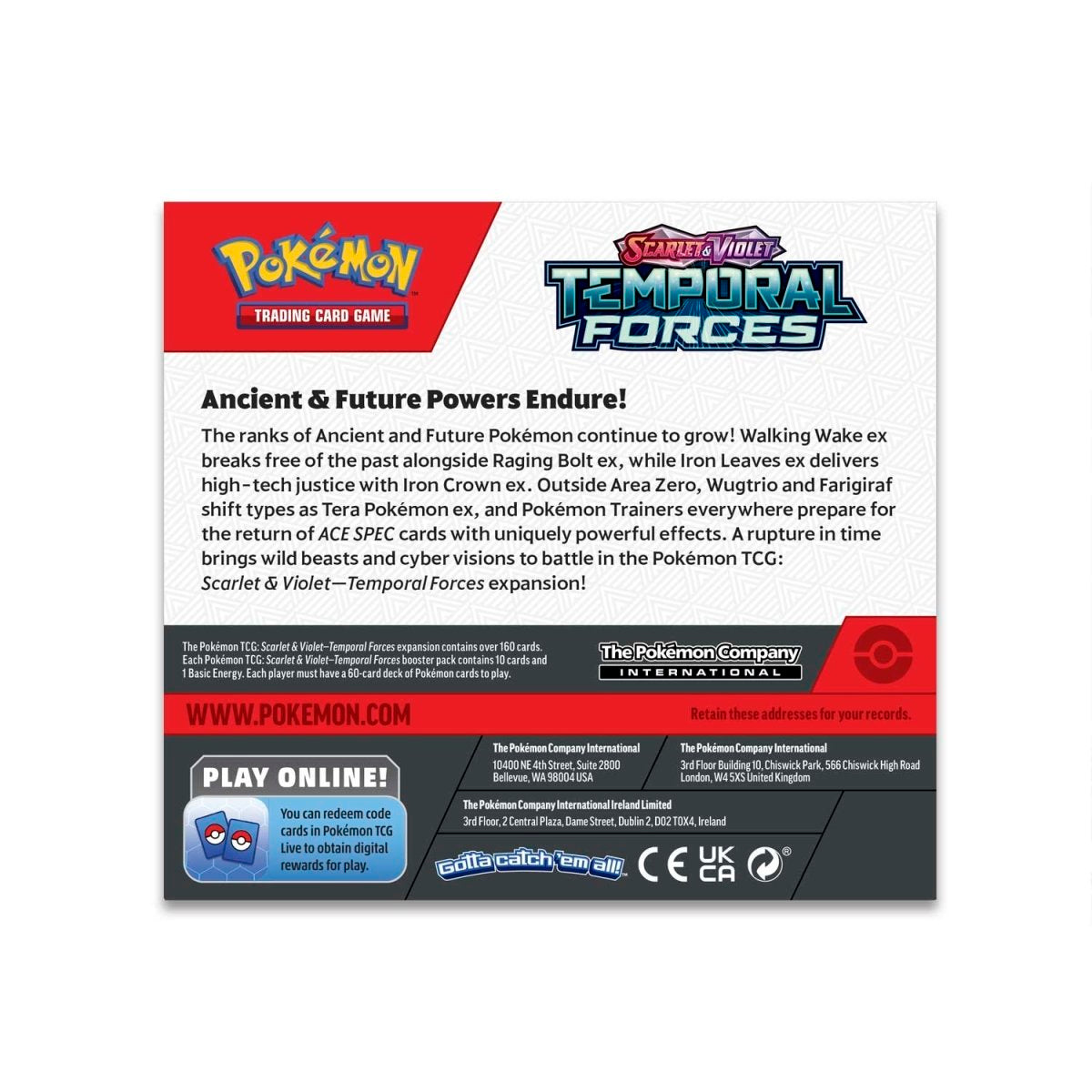 Pokémon TCG: Scarlet & Violet-Temporal Forces Booster Box