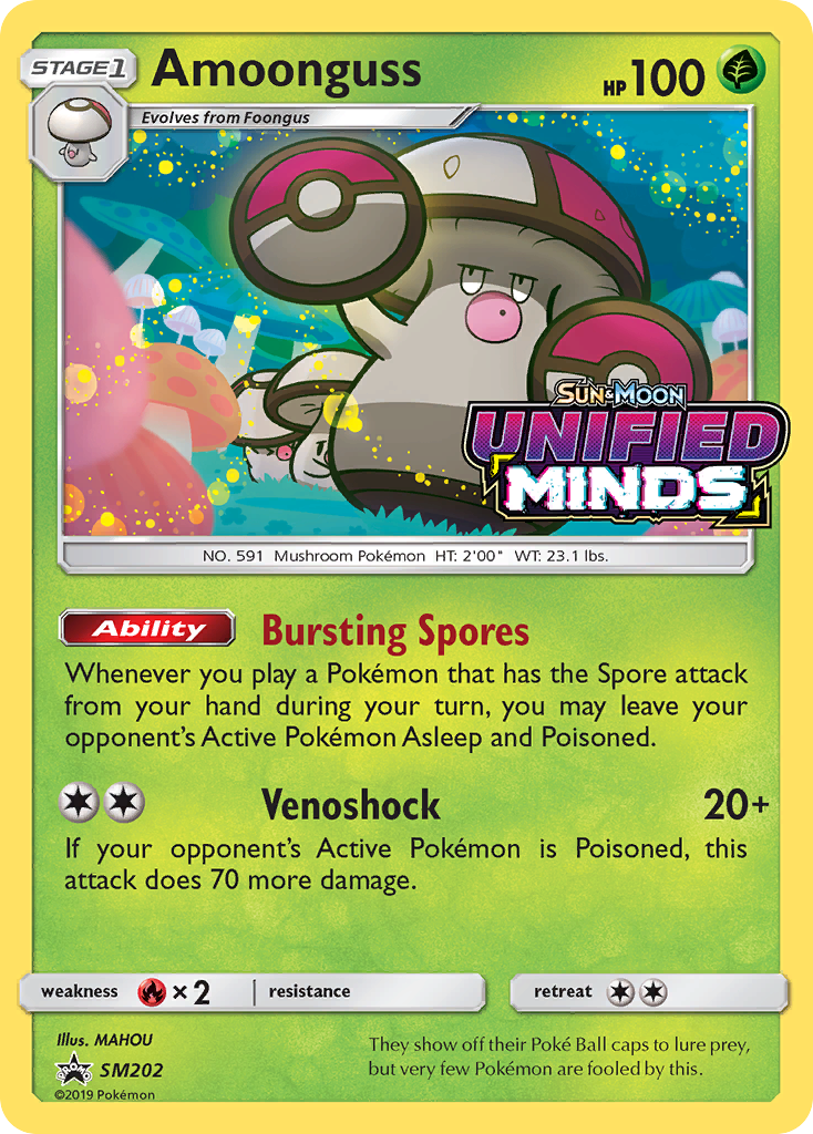 Amoonguss (Prerelease) SM202  - Holofoil SM Promos - Promo