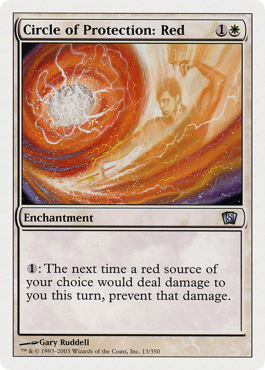 Circle of Protection: Red (8ED-013) - 8th Edition