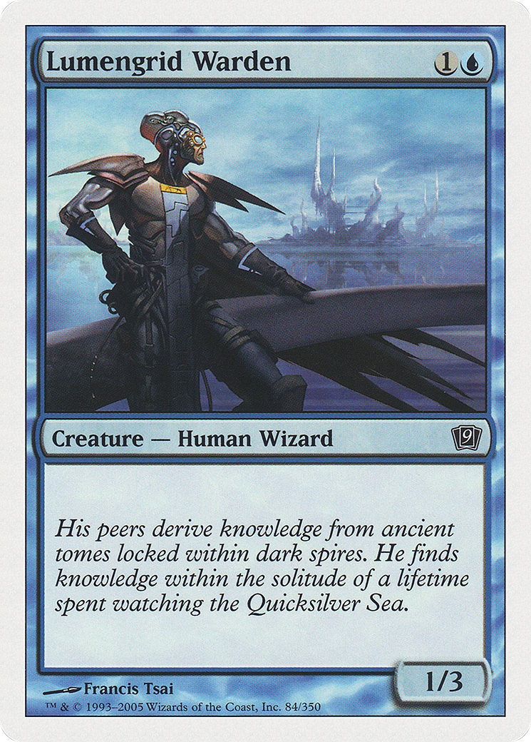 Lumengrid Warden (9ED-84★) - 9th Edition Foil