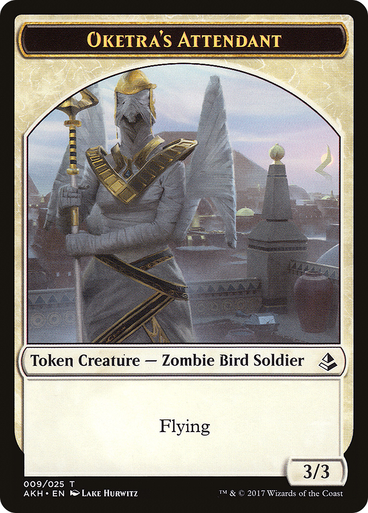 Oketra's Attendant Token (AKH-009) - Amonkhet Tokens Foil