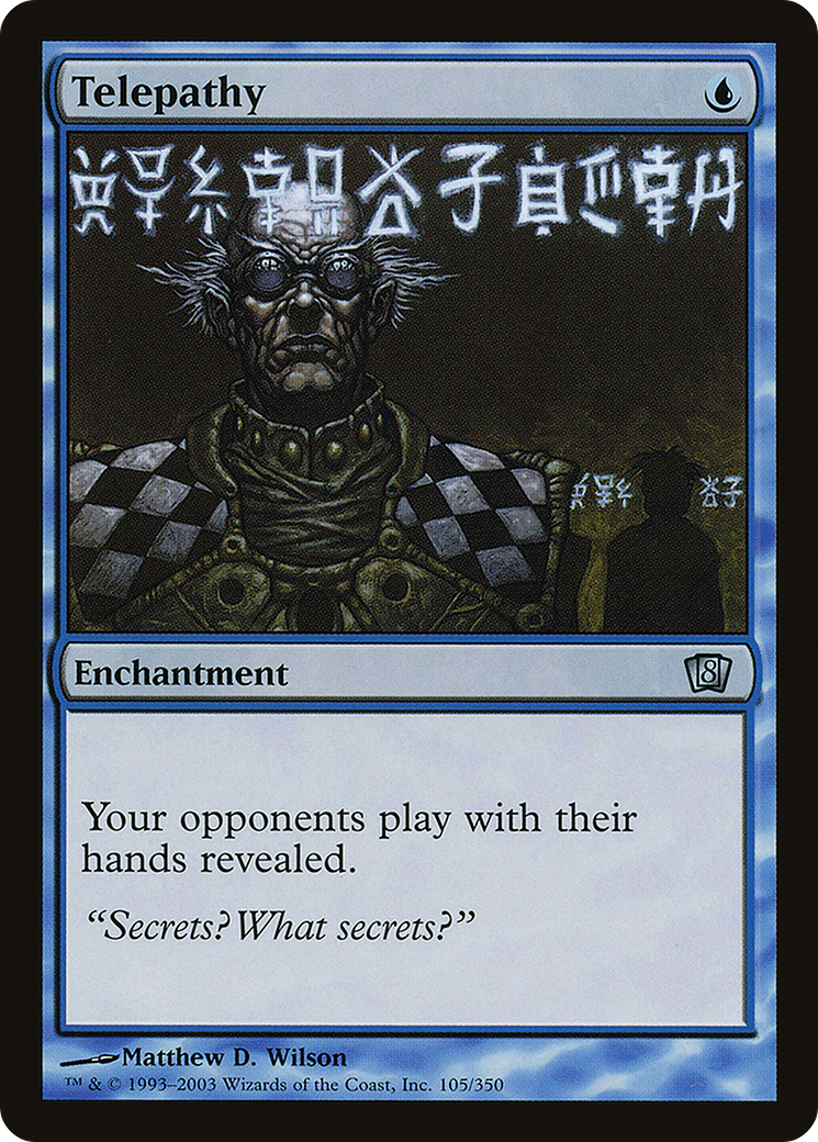 Telepathy (8ED-105★) - 8th Edition Foil