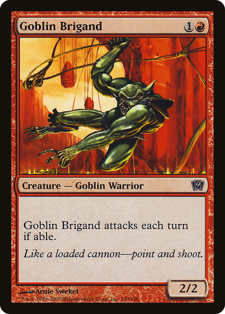 Goblin Brigand (9ED-190★) - 9th Edition Foil