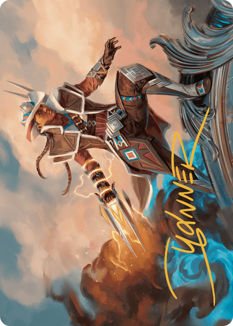 Annie Flash, the Veteran // Annie Flash, the Veteran (AOTJ-017) - Outlaws of Thunder Junction Art Series (Borderless)