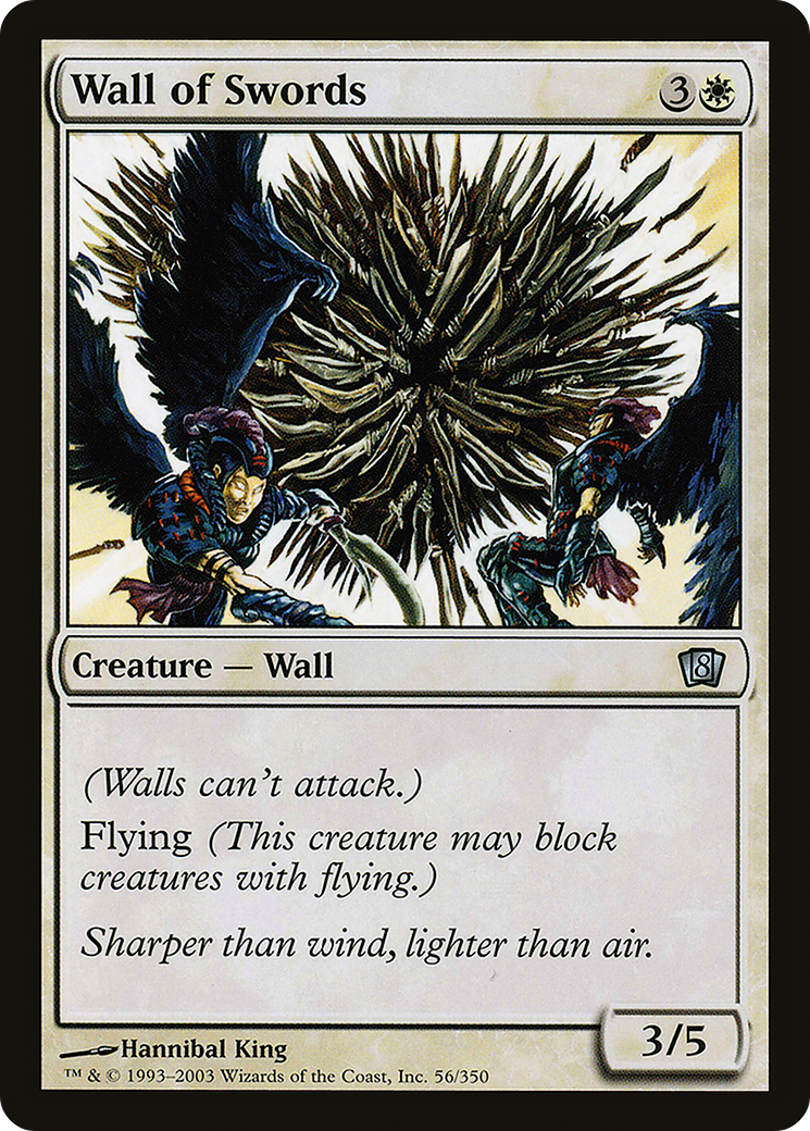 Wall of Swords (8ED-56★) - 8th Edition Foil
