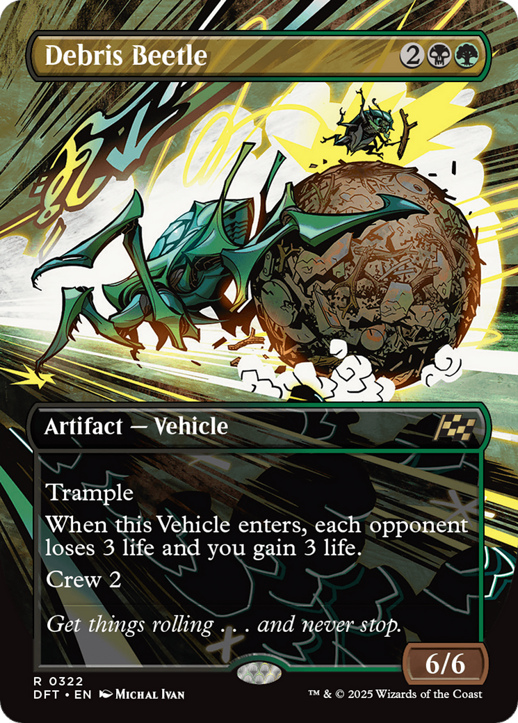Debris Beetle (Borderless) (DFT-322) - Aetherdrift