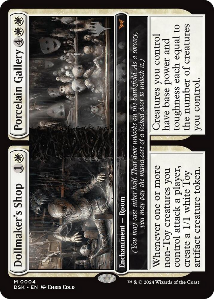 Dollmaker's Shop // Porcelain Gallery (PPDSK-004) - Duskmourn: House of Horror Promos Foil