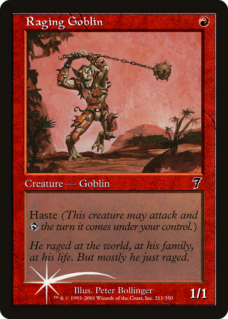 Raging Goblin (7ED-211) - 7th Edition Foil