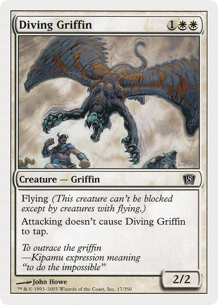 Diving Griffin (8ED-17★) - 8th Edition Foil