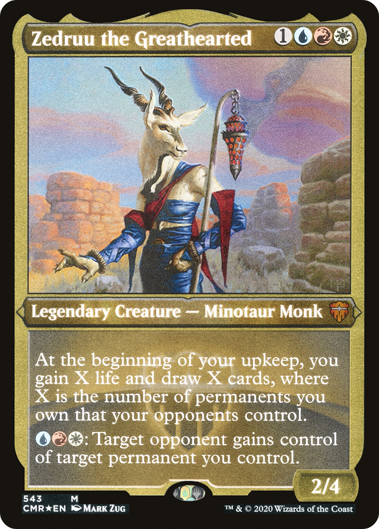 Zedruu the Greathearted (Foil Etched) (CMR-543) - Commander Legends Foil