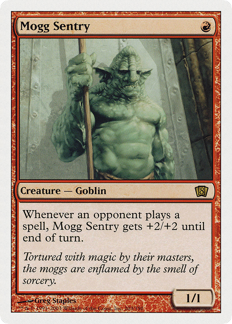 Mogg Sentry (8ED-203★) - 8th Edition Foil