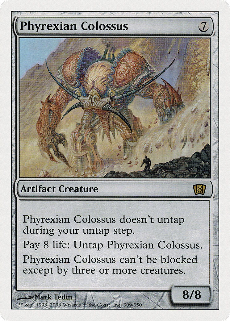 Phyrexian Colossus (8ED-309★) - 8th Edition