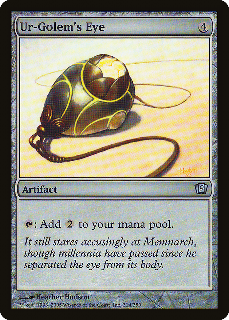 Ur-Golem's Eye (9ED-314★) - 9th Edition Foil