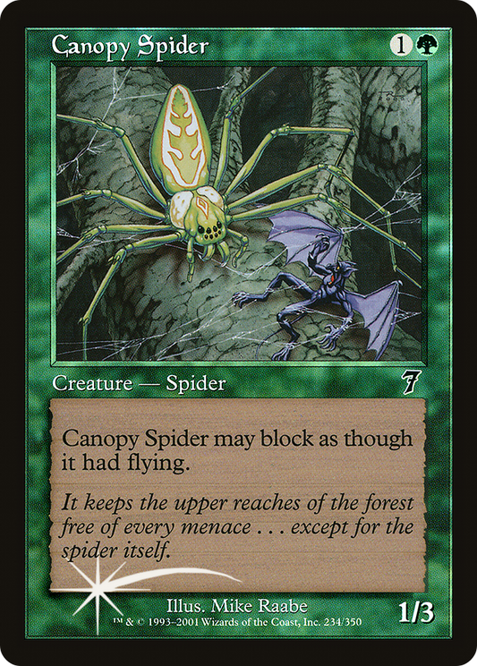 Canopy Spider (7ED-234★) - 7th Edition Foil