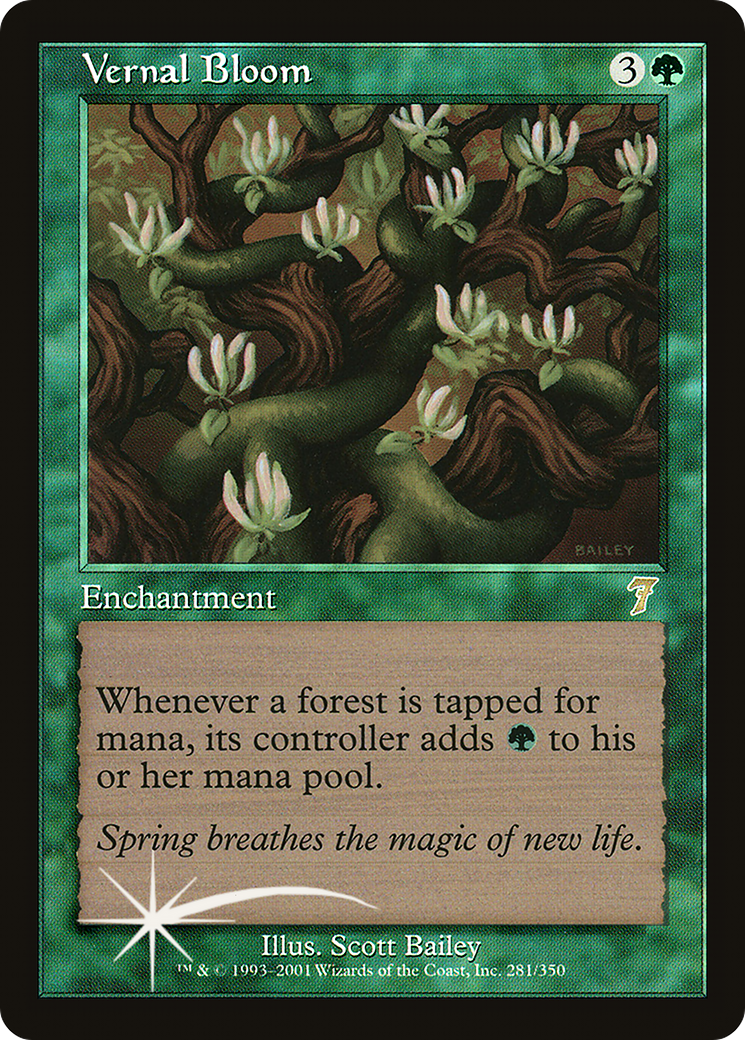 Vernal Bloom (7ED-281★) - 7th Edition Foil