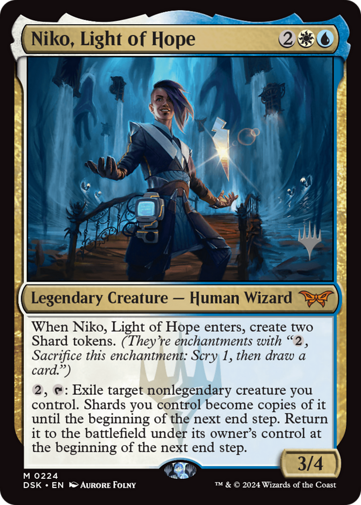 Niko, Light of Hope (PPDSK-224) - Duskmourn: House of Horror Promos