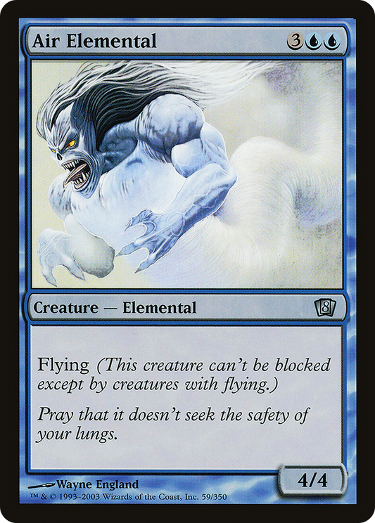 Air Elemental (8ED-59★) - 8th Edition Foil