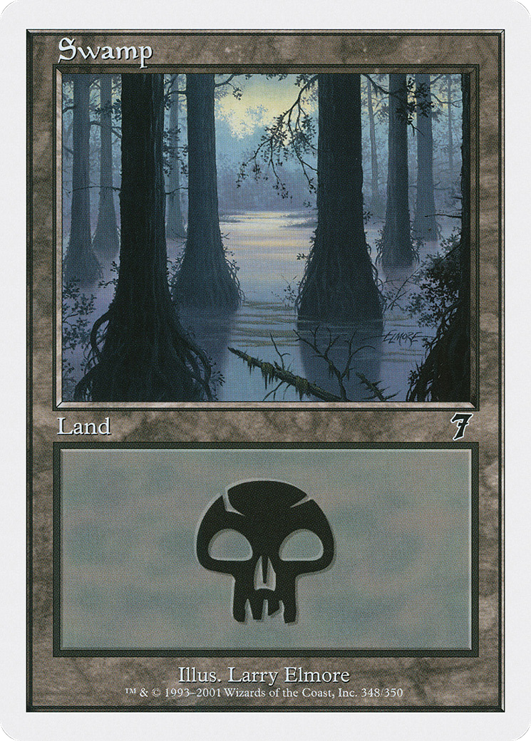 Swamp (7ED-348★) - 7th Edition