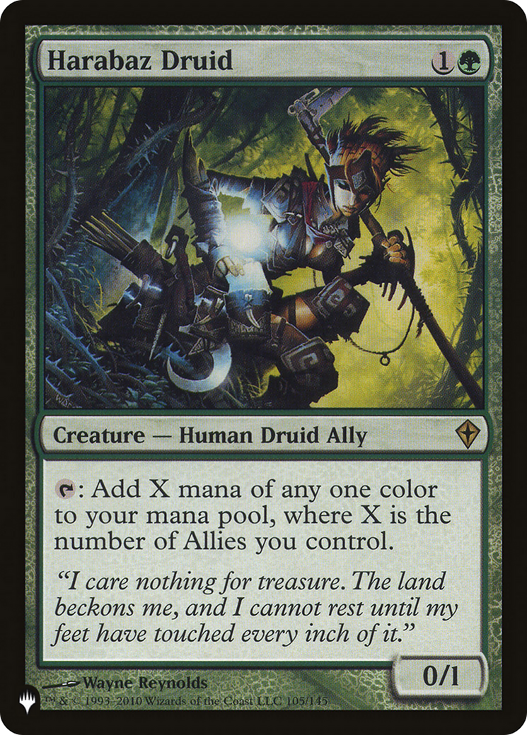 Harabaz Druid (LIST-WWK-105) - The List