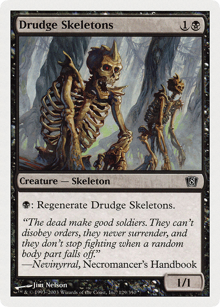 Drudge Skeletons (8ED-129★) - 8th Edition