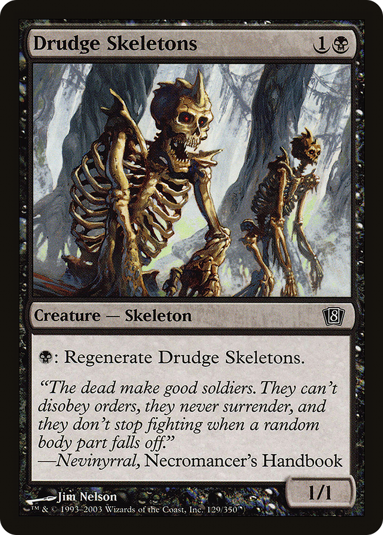 Drudge Skeletons (8ED-129★) - 8th Edition Foil