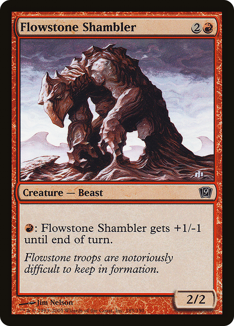 Flowstone Shambler (9ED-185★) - 9th Edition
